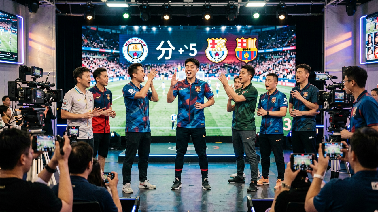 k1集团直播画面、比分弹窗、控球率图表等场景展示